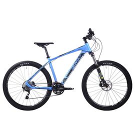 Горный велосипед Dewolf TRX 500 27,5" 2016, Вариант УТ-00061539: Рама: 18" (Рост: 180 - 185 cm), Цвет: сине-черно-зеленый, изображение  - НаВелосипеде.рф