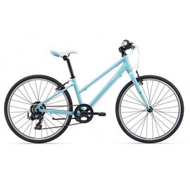 Подростковый велосипед Giant/Liv Alight 24" 2017, Вариант УТ-00061677: Колеса: 24" (Возраст: от 8 - 15 лет), Цвет: сине-белый, изображение  - НаВелосипеде.рф