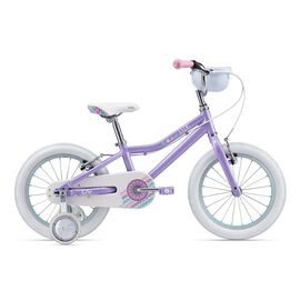 Детский велосипед Giant Liv Adore F/W 16" 2017, Вариант УТ-00061679: Колеса: 16" (Возраст: от 3 до 7 лет), Цвет: лаванда/морская волна, изображение  - НаВелосипеде.рф
