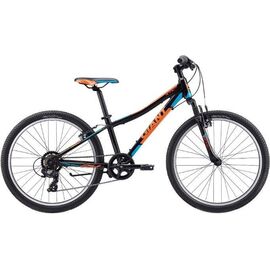 Подростковый велосипед Giant XTC Jr 2 24" 2017, Вариант УТ-00061685: Возраст: 8-13 лет, Цвет: черно-оранжевый, изображение  - НаВелосипеде.рф