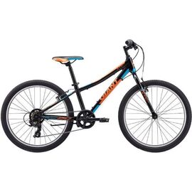 Подростковый велосипед Giant XTC Jr Lite 24" 2017, Вариант УТ-00061686: Возраст: 8-13 лет, Цвет: черно-оранжевый, изображение  - НаВелосипеде.рф