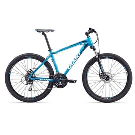 Горный велосипед Giant ATX 1 27,5" 2017, Вариант УТ-00061717: Рама: L (Рост: 175-190 см), Цвет: синий/белый, изображение  - НаВелосипеде.рф