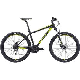 Горный велосипед Giant Talon 3 27,5" 2017, Вариант УТ-00061727: Рама: L (Рост: 175-190 см), Цвет: черный/зеленый, изображение  - НаВелосипеде.рф