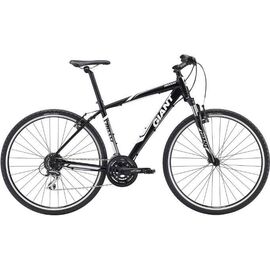 Городской велосипед Giant Roam 3 28" 2016, Вариант УТ-00061635: Рама: L (Рост: 170-185	см), Цвет: черный, изображение  - НаВелосипеде.рф