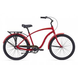 Городской велосипед Giant Simple Three 26" 2016, Вариант УТ-00061641: Рама: 18" (Рост: 160-175 см), Цвет: красный, изображение  - НаВелосипеде.рф