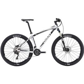 Горный велосипед Giant Talon 1 27,5" 2016, Вариант УТ-00061660: Рама: M (Рост: 165-180 см), Цвет: бело-черный, изображение  - НаВелосипеде.рф