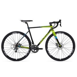Шоссейный велосипед Giant TCX SLR 1 28" 2016, Вариант УТ-00061663: Рама: L (Рост: 170-185 см), Цвет: черно-зеленый, изображение  - НаВелосипеде.рф