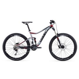 Двухподвесный велосипед Giant Trance 3 27,5" 2015, Вариант УТ-00061571: Рама: L (Рост: 175-190 см), Цвет: черно-серебряный, изображение  - НаВелосипеде.рф