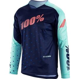 Велоджерси 100% R-Core DH Jersey Navy, 41103-015, Вариант УТ-00058153: Размер: L , изображение  - НаВелосипеде.рф