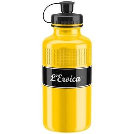 Фляга Elite L'Eroica Squeeze, 550 мл, пищевой, пластик, желтый, EL0160309, изображение  - НаВелосипеде.рф