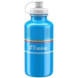 Фляга Elite L'Eroica Squeeze, 550 мл, пищевой, пластик, синий, EL0160307, изображение  - НаВелосипеде.рф