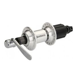 Велосипедная втулка SHIMANO RM30-7,  задняя, под кассету, 36 отверстий, 7 скоростей, QR, серебристая, EFHRM307AZS5      , изображение  - НаВелосипеде.рф