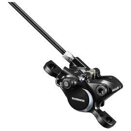 Калипер гидравлический Shimano M315, post mount, пластиковые колодки, без адаптера, EBRM315MPRL, изображение  - НаВелосипеде.рф