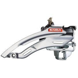 Переключатель передний индексный Vinca Sport. Универсальная тяга. Хомут 28,6-31,8 мм. Максимальная звезда - 42Т., QD 30A, изображение  - НаВелосипеде.рф