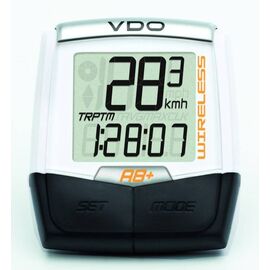 Велокомпьютер VDO A8+, 8 функций, беспроводной, черно-белый, 4-1201, изображение  - НаВелосипеде.рф