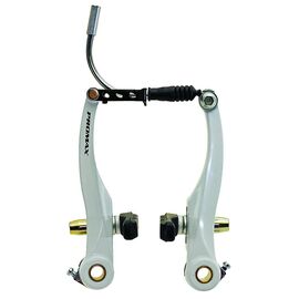 Тормозной набор для велосипеда PROMAX передние+задние V-brake 110мм алюминий белые 5-360831 , изображение  - НаВелосипеде.рф
