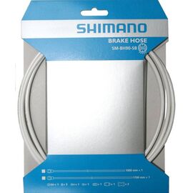 Гидролиния SHIMANO BH90-SBW, 1000мм, обрезной, цвет белый, TL-BH61 ISMBH90SBW100, изображение  - НаВелосипеде.рф