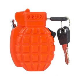 Велосипедный замок Subrosa Combat тросовый, на ключ, 1,5 х 800 мм, оранжевый, 503-14000, изображение  - НаВелосипеде.рф