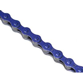 Велосипедная цепь КМС Z410N, 1 скорость, 1/2"X1/8"Х116, синяя, Z410N, изображение  - НаВелосипеде.рф