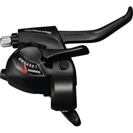 Тормозная ручка/шифтер Shimano Tourney TX800, правый, 8  скорости, 2050 мм, черный, ESTTX800R8AL, изображение  - НаВелосипеде.рф