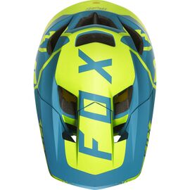 Козырек к шлему Fox Proframe Moth Visor Teal, сине-желтый, пластик, 20305-176-OS, изображение  - НаВелосипеде.рф