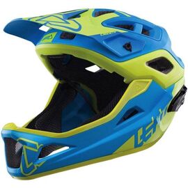Велошлем Leatt DBX 3.0 Enduro Helmet, сине-желтый 2018, 1017110322, Вариант УТ-00061842: Размер: L (59-63cm), изображение  - НаВелосипеде.рф