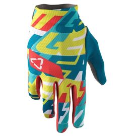 Велоперчатки Leatt DBX 1.0 GripR Glove News Print 2018, 6018200212, Вариант УТ-00061789: Размер: L , изображение  - НаВелосипеде.рф