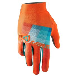 Велоперчатки Leatt DBX 2.0 X-Flow Glove, оранжево-синие, 2018, 6018100112, Вариант УТ-00061808: Размер: L , изображение  - НаВелосипеде.рф