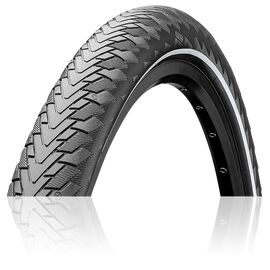 Велопокрышка Continental Contact Cruiser, слик, 28x2.2"(55-622), черная, 180TPI, 101519, изображение  - НаВелосипеде.рф
