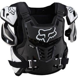 Защита панцирь Fox Raptor Vest, черно-белый 2018, Вариант УТ-00068352: Размер: L/XL , изображение  - НаВелосипеде.рф