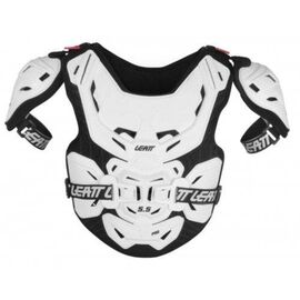Защита панцирь подростковый Leatt Chest Protector 5.5 Pro Junior, бело-черный 2017, Вариант УТ-00068427: Размер: S, изображение  - НаВелосипеде.рф