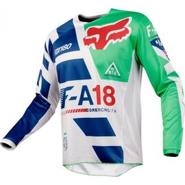 Велоджерси Fox 180 Sayak Jersey, зеленый 2018, 19428-004-L, Вариант УТ-00068717: Размер: L, изображение  - НаВелосипеде.рф