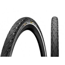 Велопокрышка Continental Contact+City, полуслик, 28x1 3/8 x 1 5/8(37-622), чёрная, 180TPI, 101336, изображение  - НаВелосипеде.рф