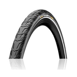 Велопокрышка Continental Ride City, полуслик, 28x1 3/8 x 1 5/8(37-622), чёрная, 180TPI, 101554, изображение  - НаВелосипеде.рф