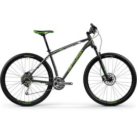 Горный велосипед Centurion Backfire PRO 200.27 27.5" 2018, Вариант УТ-00060548: Рама: 38cm (Рост: 165 - 170 cm), Цвет: матовый черно-серо-зеленый, изображение  - НаВелосипеде.рф