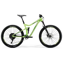 Двухподвесный велосипед Merida One-Forty 600 27,5" 2018, Вариант УТ-00062068: Рама: L 18,5" (Рост: 180 - 185 cm), Цвет: зеленый, изображение  - НаВелосипеде.рф