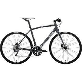 Шоссейный велосипед Merida Speeder 500 28" 2018, Вариант УТ-00062664: Рама: L 56 cm (Рост: 175 - 180 cm), Цвет: матовый серо-белый, изображение  - НаВелосипеде.рф
