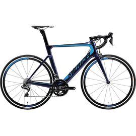 Шоссейный велосипед Merida Reacto 7000-E 28" 2018, Вариант УТ-00062699: Рама: L 56 cm (Рост: 175 - 180 cm), Цвет: сине-серый, изображение  - НаВелосипеде.рф