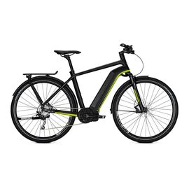 Электровелосипед Kalkhoff Integrale Advance I10 28" 2018, Вариант УТ-00060589: Рама: L 55 cm (Рост: 175 - 180 cm), Цвет: матовый черно-зеленый, изображение  - НаВелосипеде.рф