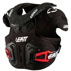 Защита панцирь+ шея подростковый Leatt Fusion Vest Junior 2.0, черный 2018, Вариант УТ-00068448: Размер: L/XL, изображение  - НаВелосипеде.рф