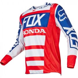 Велоджерси Fox 180 Honda Jersey, красно-белый 2017, 17263-054-M, Вариант УТ-00068646: Размер: M, изображение  - НаВелосипеде.рф