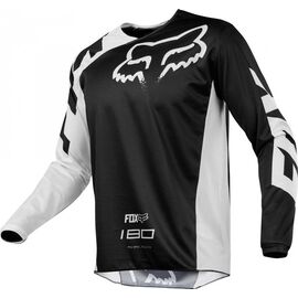 Велоджерси Fox 180 Race Jersey, черный 2018, 19426-001-L, Вариант УТ-00068675: Размер: L , изображение  - НаВелосипеде.рф