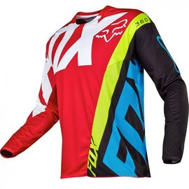 Велоджерси Fox 360 Creo Jersey, красный 2017, 17245-003-L, Вариант УТ-00068737: Размер: L, изображение  - НаВелосипеде.рф