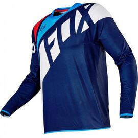 Велоджерси Fox Flexair Seca Jersey, синий 2017, 17239-007-L, Вариант УТ-00068899: Размер: L , изображение  - НаВелосипеде.рф