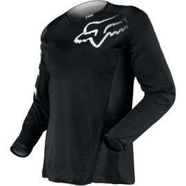 Велоджерси подростковая Fox Blackout Youth Jersey, черный 2018, 12335-001-L, Вариант УТ-00069081: Размер: L , изображение  - НаВелосипеде.рф