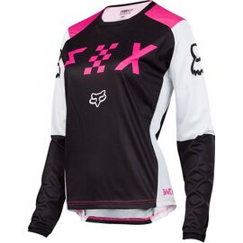 Велоджерси женская Fox Switch Womens Jersey, черно-розовый 2018, 19465-285-L, Вариант УТ-00069048: Размер: L, изображение  - НаВелосипеде.рф
