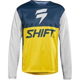 Велоджерси Shift White Label GP LE Jersey, сине-желтый 2018, 22497-046-L, Вариант УТ-00068983: Размер: L, изображение  - НаВелосипеде.рф