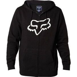 Толстовка Fox Legacy Foxhead Zip Fleece, черный 2018, Вариант УТ-00071316: Размер: S, изображение  - НаВелосипеде.рф