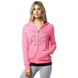 Толстовка женская Fox Specific Zip Hoody, неоновый розовый 2016, Вариант УТ-00071418: Размер: L , изображение  - НаВелосипеде.рф