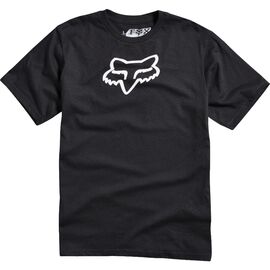 Велофутболка подростковая Fox Youth Legacy SS Tee, черный 2016, 15594-001-YS, Вариант УТ-00072021: Размер: YS, изображение  - НаВелосипеде.рф